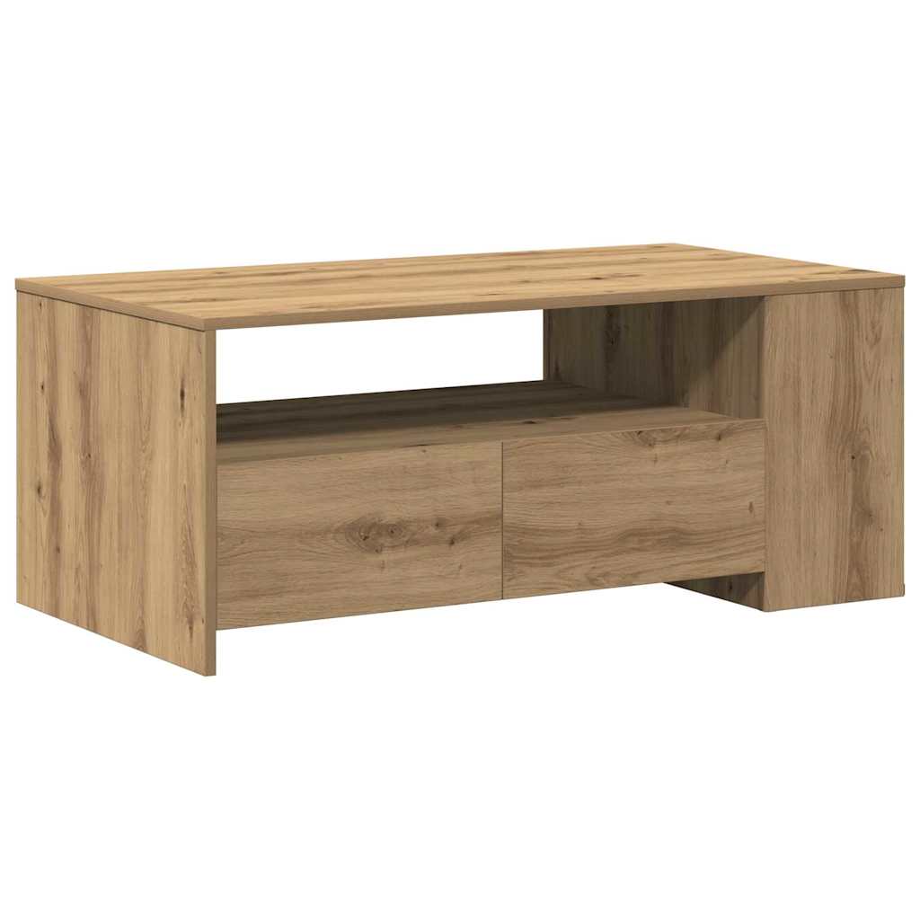 Table Basse Avec Tiroir 102 X 55 X 43,5 Cm